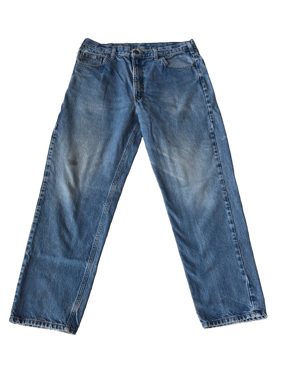 Carhartt B17 DST Relaxed Fit Jeans Men’s 38x32 Blue Denim Workwear